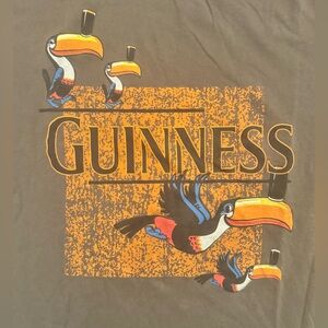 Vintage Official Guinness Beer Shirt XL Toucan